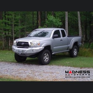 Toyota Tacoma Stealth Front Winch Bumper - Raw Steel WARN M8000 Or 9.5xp